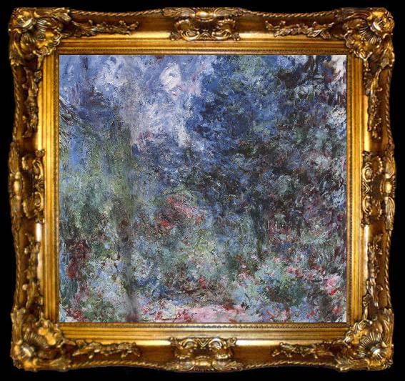 framed  Claude Monet The House seen from the Rose Garden, ta009-2